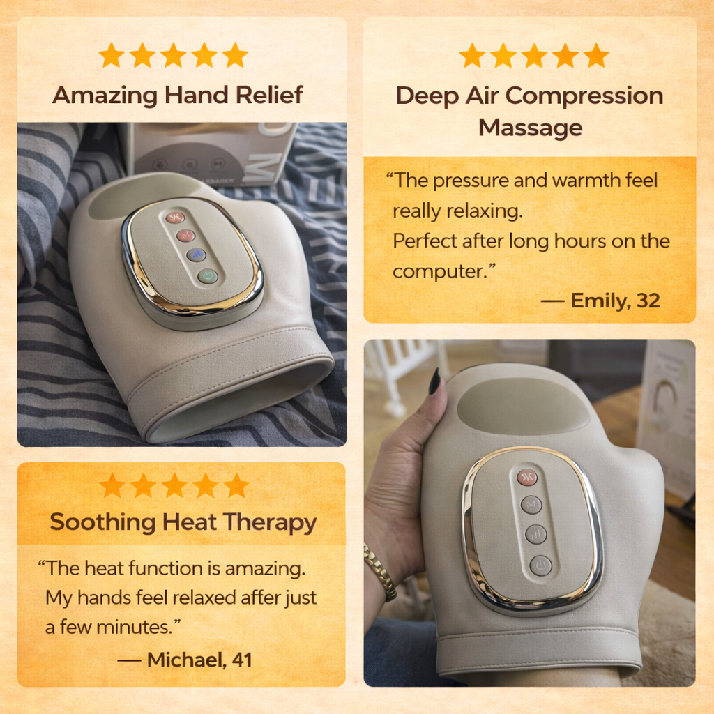 BIONIC™ HandPro – Smart Hand Massager with Heat & Compression