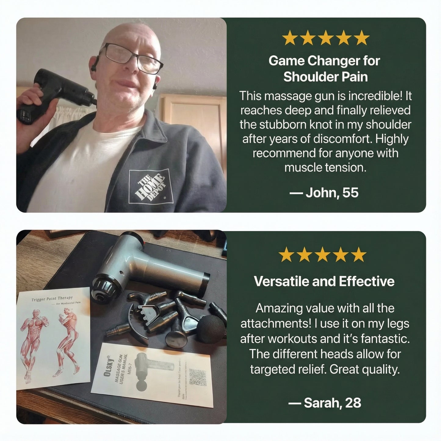 Massage Gun Deep Tissue Massager