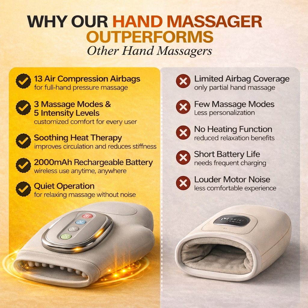 BIONIC™ HandPro – Smart Hand Massager with Heat & Compression